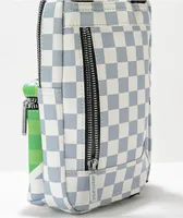Sprayground Tokyo Bubble White & Grey Checkered Shoulder Bag