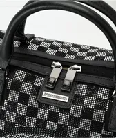 Sprayground Trinity Black & Grey Checker Mini Duffel Bag