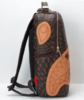 Sprayground Trippy Henny Brown Checkerboard Backpack