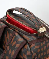 Sprayground Trippy Henny Brown Checkerboard Backpack