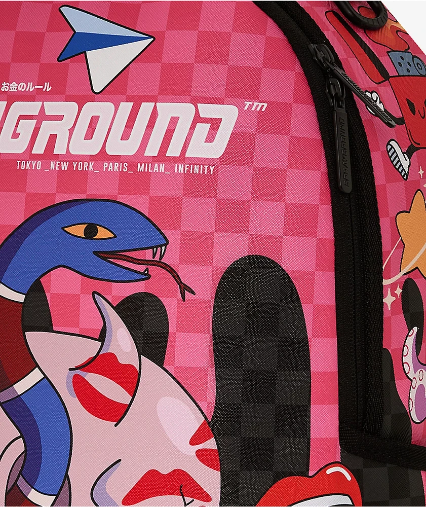 Sprayground Wtf Skull Drip Backpack