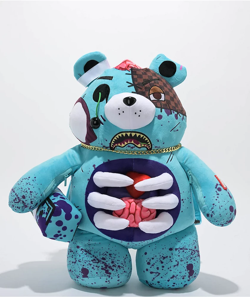 Sprayground Zombie Bear Plush Backpack