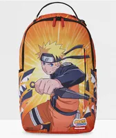 Sprayground x Naruto Shippuden Breakout Shark Orange Backpack