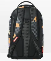 Sprayground x Nickelodeon Nicktoons Bust Through Black & Grey Checkered Backpack