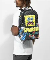 Sprayground x Nickelodeon SpongeBob Bubble Check Black Backpack