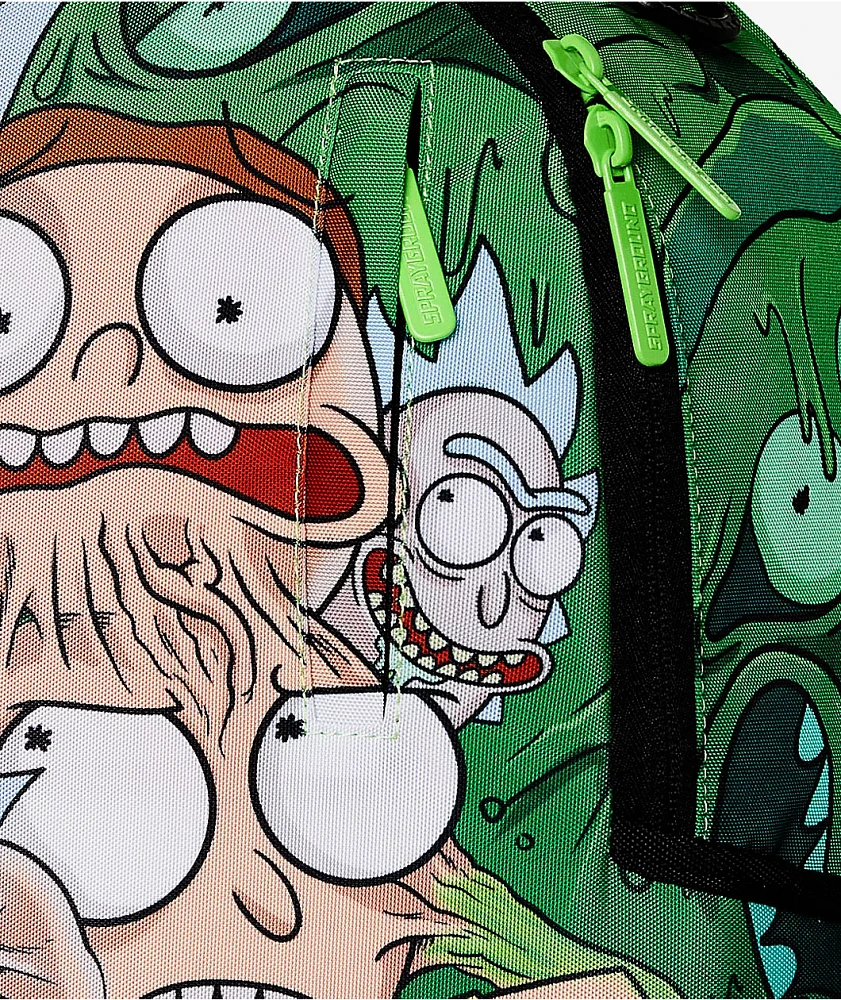 Sprayground x Rick and Morty Fusion Green Backpack