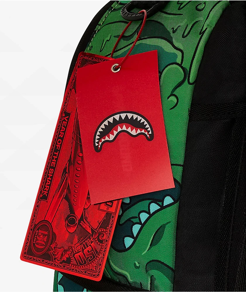 Sprayground x Rick and Morty Fusion Green Backpack