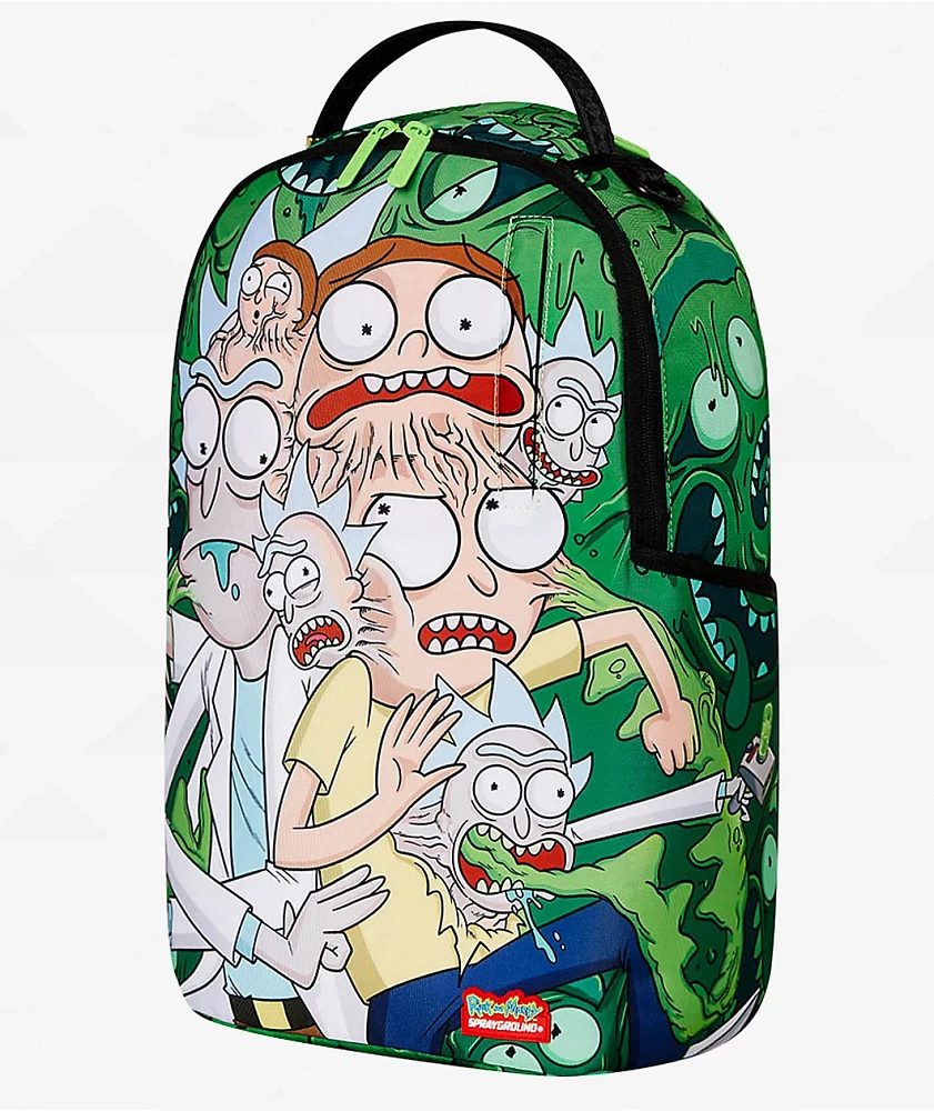 Sprayground x Rick and Morty Fusion Green Backpack