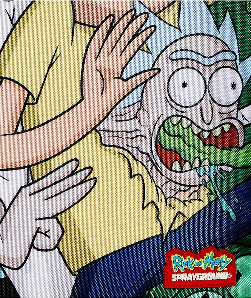 Sprayground x Rick and Morty Fusion Green Backpack