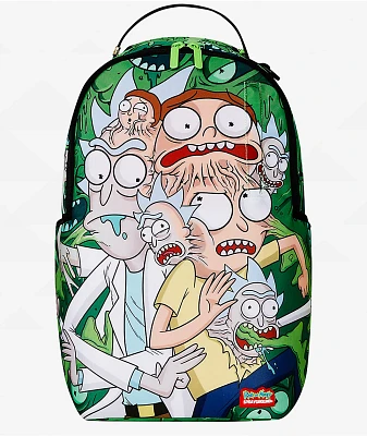 Sprayground x Rick and Morty Fusion Green Backpack