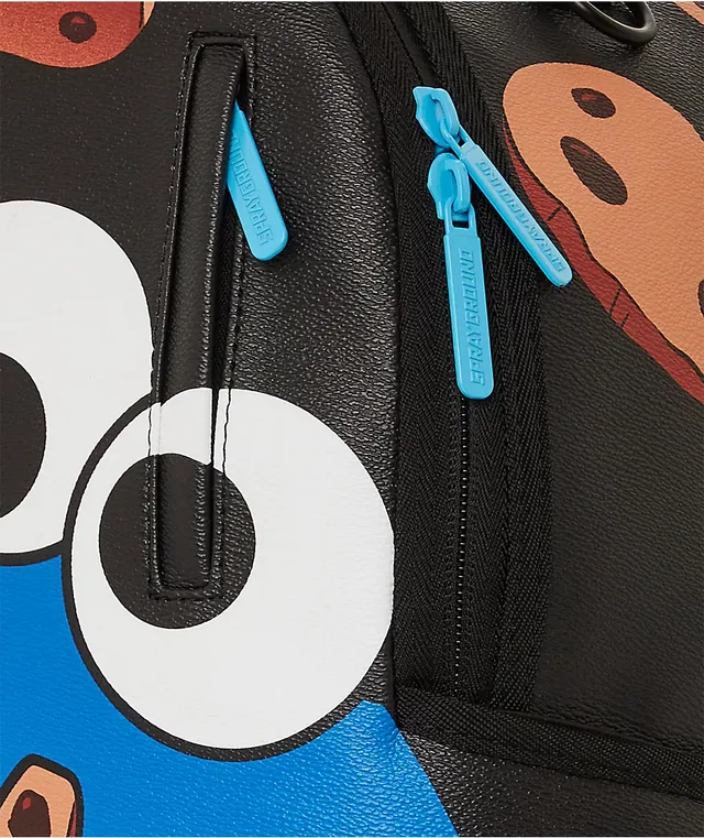 Sprayground x Sesame Street Cookie Monster Shark Bite Backpack