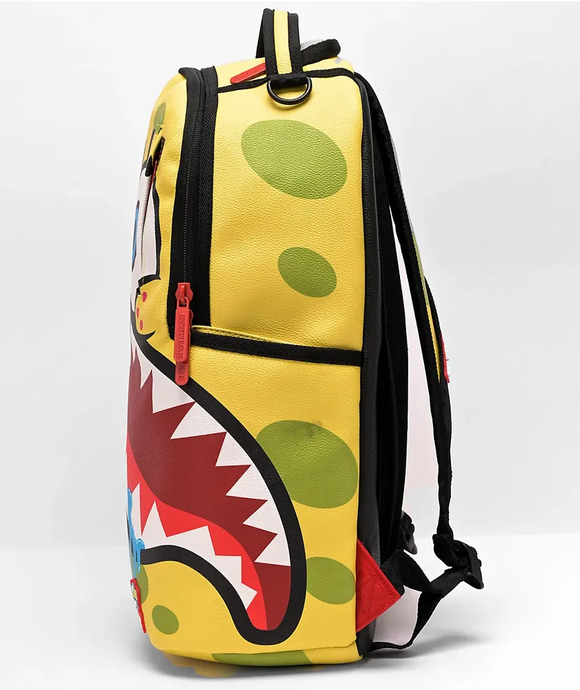 Sprayground x SpongeBob SquarePants Shark Bite Yellow Backpack  