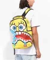 Sprayground x SpongeBob SquarePants Shark Bite Yellow Backpack  