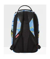 Sprayground x SpongeBob SquarePants Shark Shape Sponge Blue & Yellow Backpack