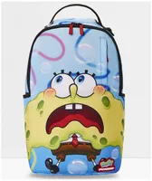 Sprayground x SpongeBob SquarePants Shark Shape Sponge Blue & Yellow Backpack