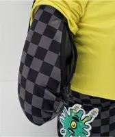 Sprayground x Spongebob Money Bear Teddy Bear Grey Checkered Backpack