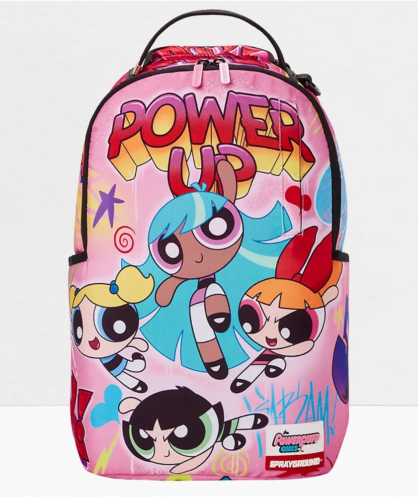 Sprayground x The Powerpuff Girls On The Run Pink Backpack 