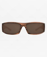 Spy Cooper Brown Stripe Tortoise & Happy Bronze Sunglasses