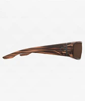 Spy Cooper Brown Stripe Tortoise & Happy Bronze Sunglasses