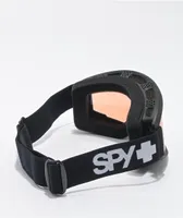 Spy Crusher Black & Persimmon Snowboard Goggles