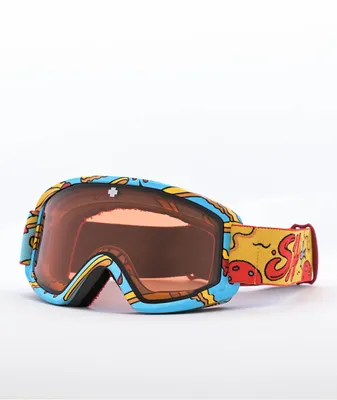 Spy Crusher Elite Jr Pizza VS Fry Snowboard Goggles