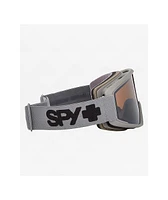 Spy Crusher Elite Matte Gray & Silver Mirror Snowboard Goggles