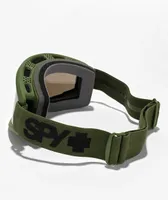 Spy Crusher Elite Matte Olive & Bronze Snowboard Goggles