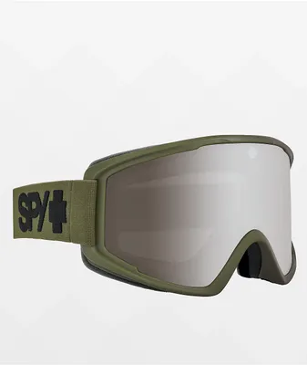 Spy Crusher Elite Matte Olive & Bronze Snowboard Goggles
