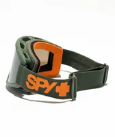 Spy Crusher Elite Matte Steel Green & Silver Mirror Snowboard Goggles