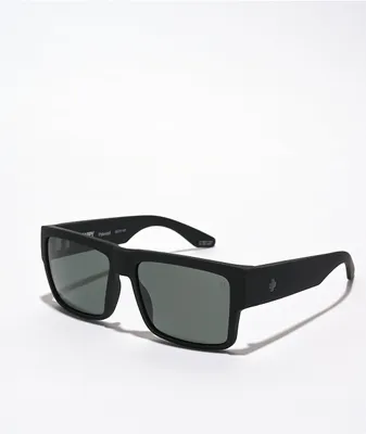Spy Cyrus Matte Black & Happy Grey Polarized Sunglasses