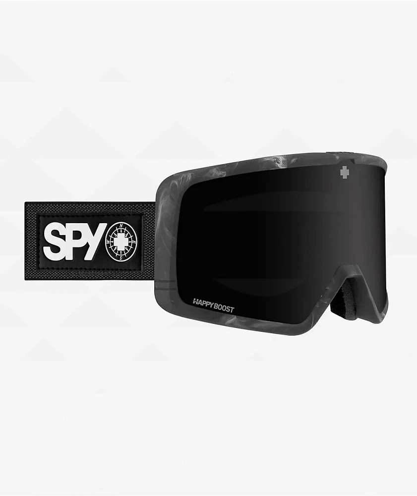 Spy Daviet Megalith Black Metal & Green Snowboard Goggles