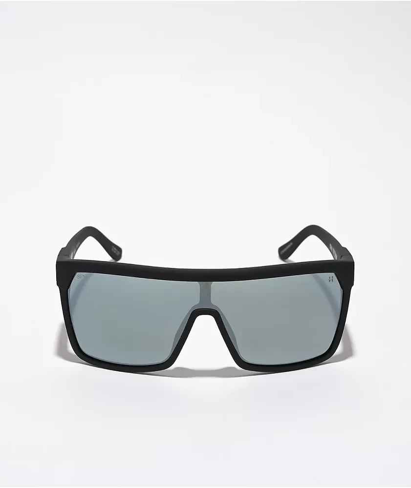 Spy Flynn Matte Black & Happy Lens Polarized Sunglasses