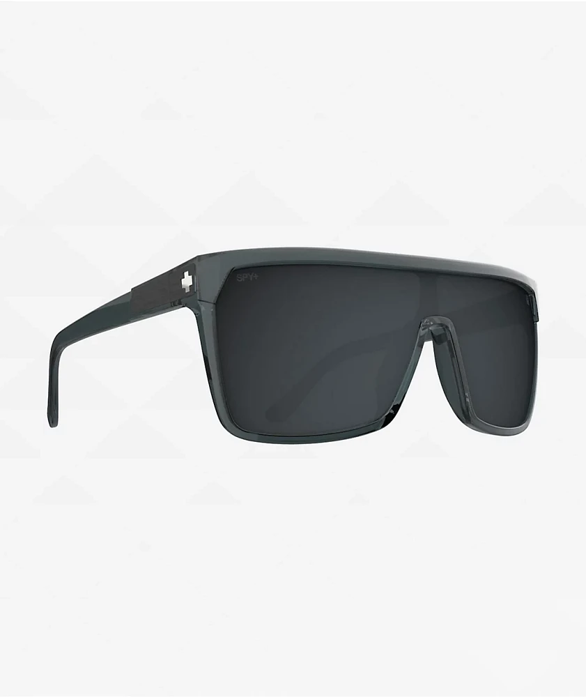 Spy Flynn Translucent Gunmetal & Happy Spectra Mirror Sunglasses