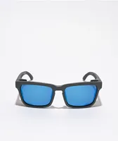 Spy Helm Matte Dark Grey & Happy Gray Green Polarized Sunglasses