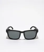 Spy Helm Tech Matt Black & Happy Gray Green Sunglasses