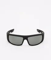 Spy Logan Matte Black & Grey Green Polarized Sunglasses