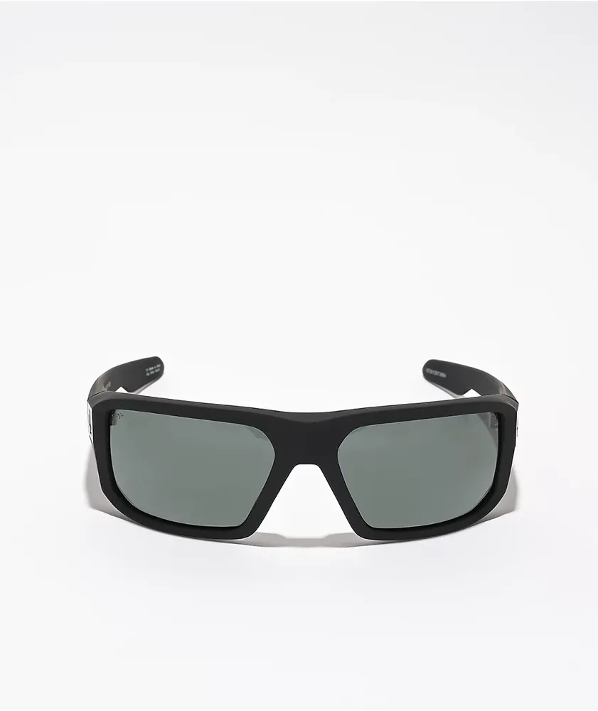 Spy McCoy Matte Black & Happy Lens Polarized Sunglasses
