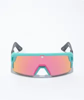 Spy Monolith 5050 Matte Teal & Pink Sunglasses