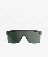 Spy Super Flynn ANSI Z87 Matte Olive Green & Happy Bronze Pewter Mirror Sunglasses