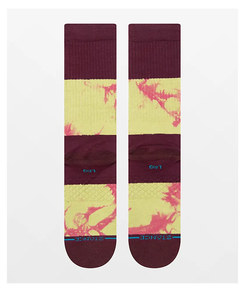 Stance Assurance Burgundy Crew Socks