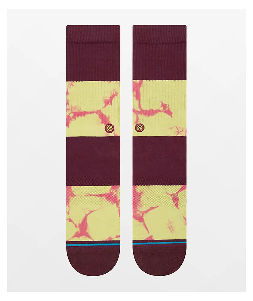 Stance Assurance Burgundy Crew Socks