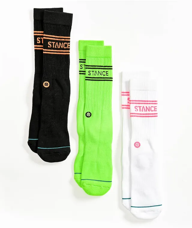 Stance Basic White 3 Pack Crew Socks