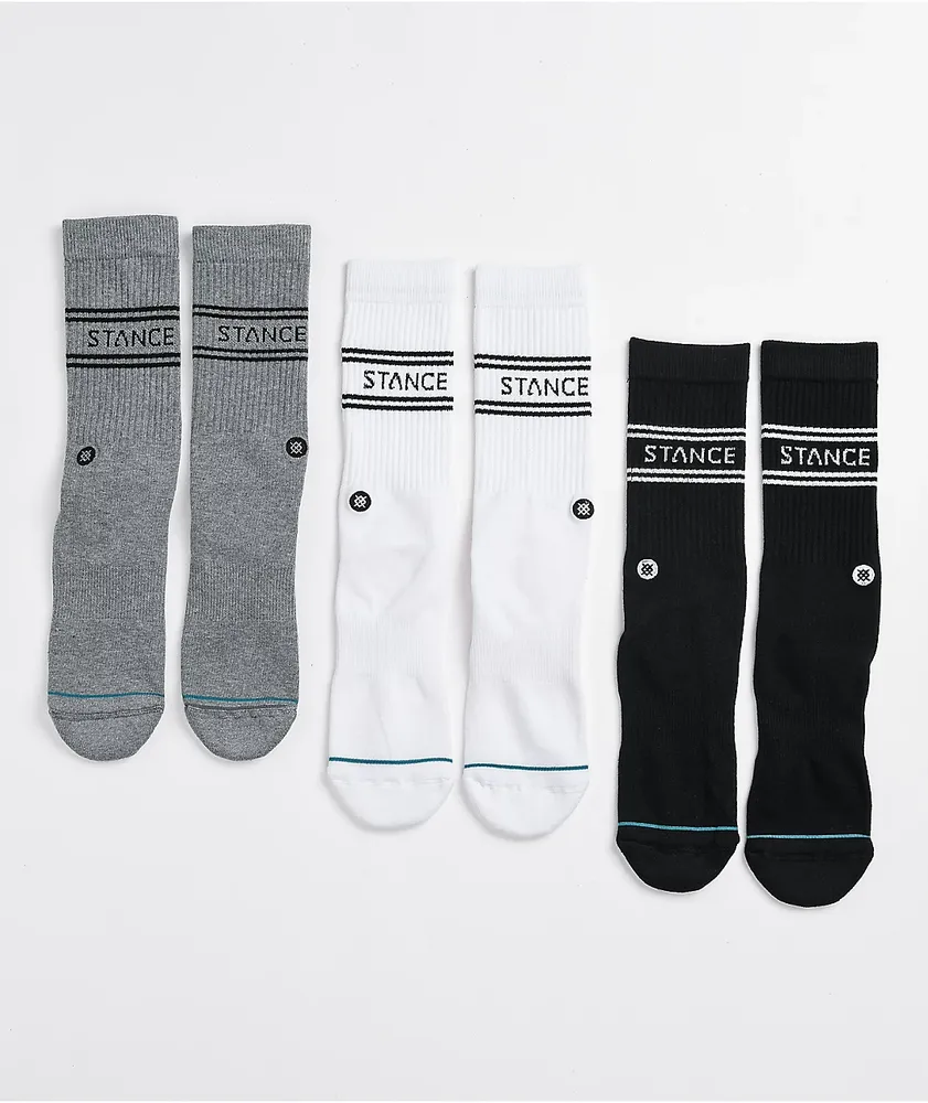 Stance Basic Multicolor 3 Pack Crew Socks