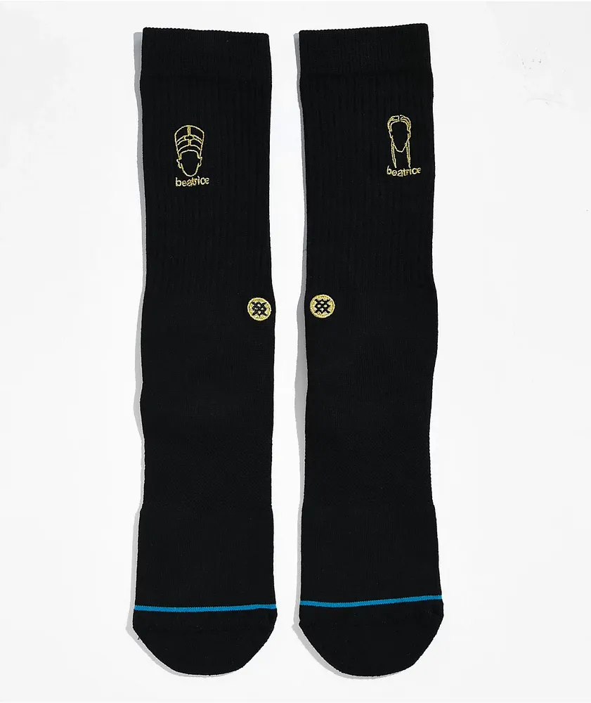 Stance Beatrice Domond Black Crew Socks