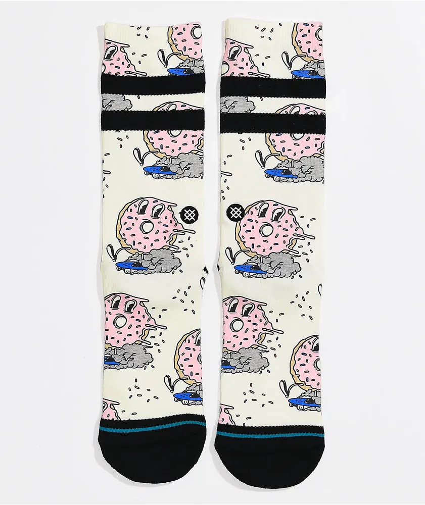 Stance Cruzin For A Bruzin Cream Crew Socks