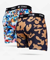 Stance Dirty Deeds Multicolor 2 pack Boxer Briefs