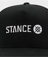 Stance Icon Black Snapback Hat