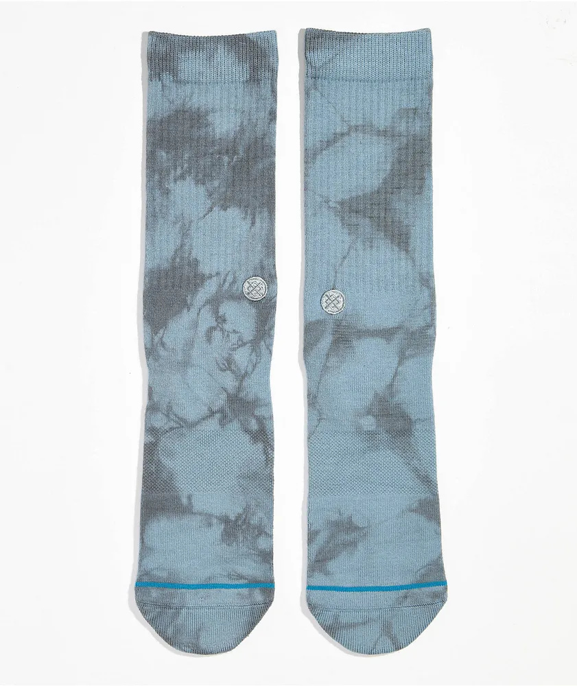 Zine Grey Tie Dye Crew Socks