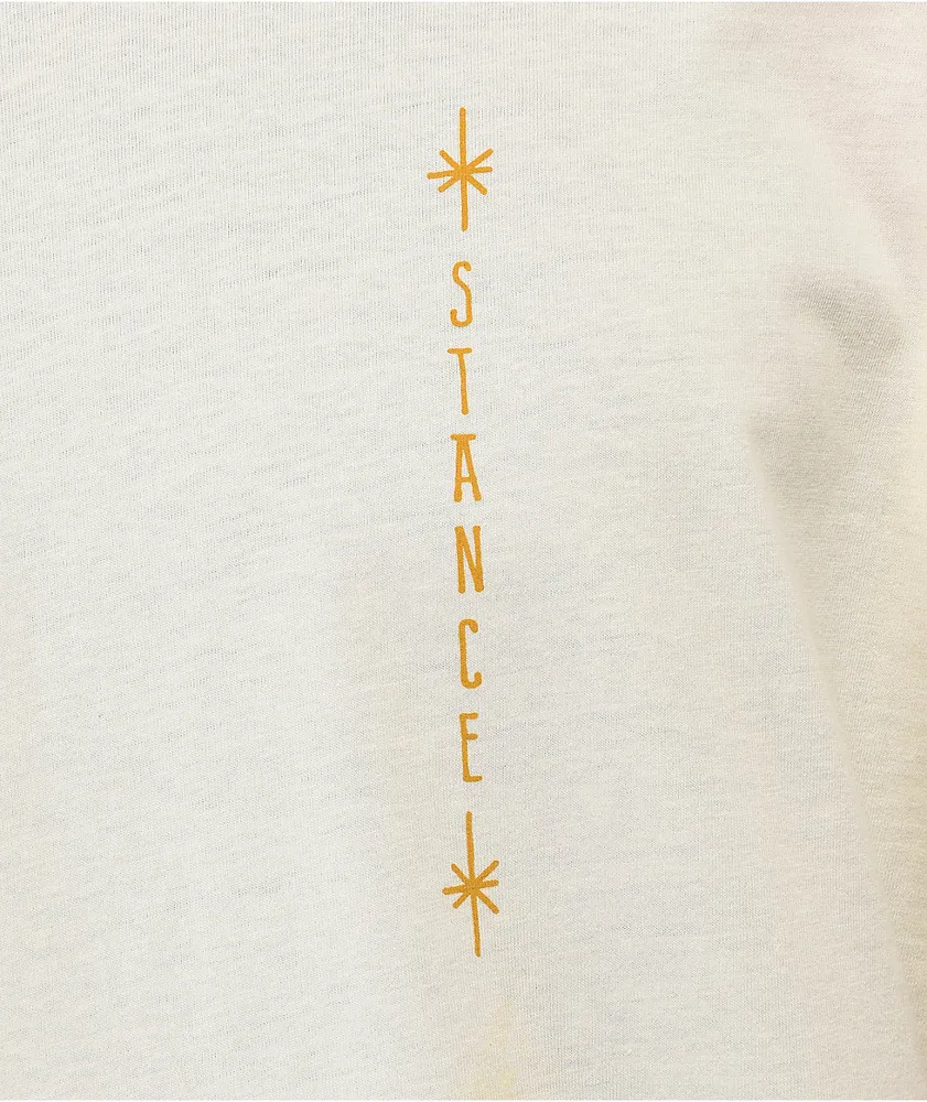 Stance Lineups Cream T-Shirt
