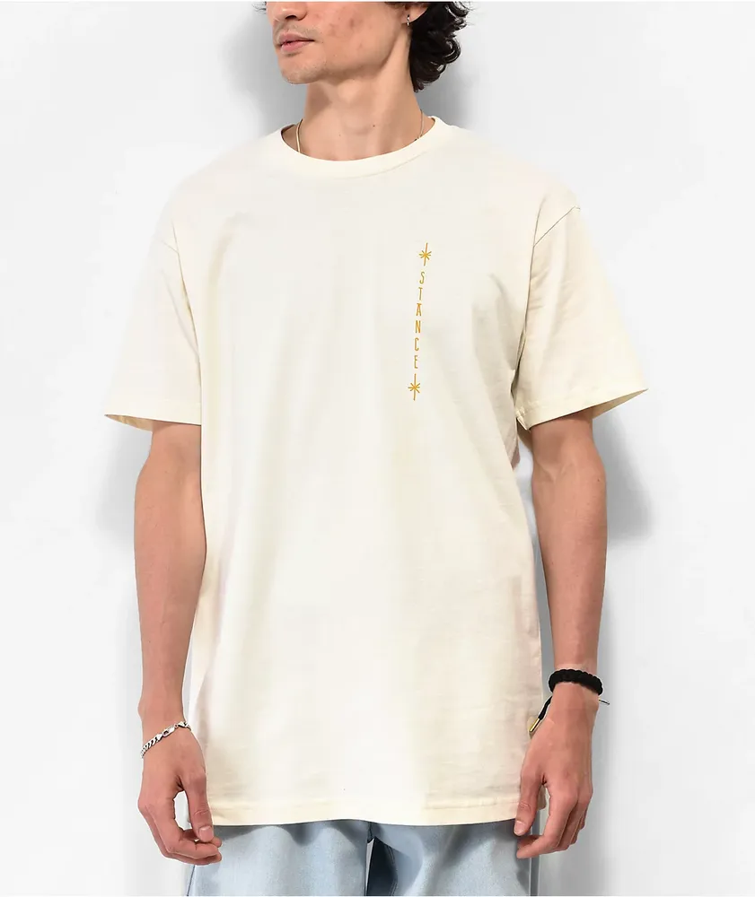 Stance Lineups Cream T-Shirt